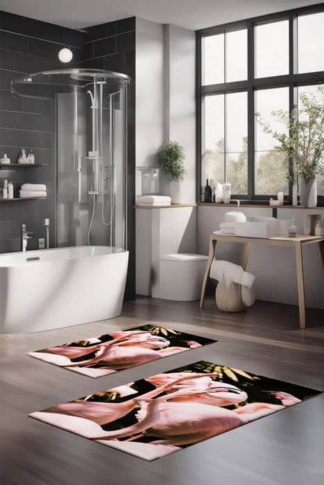 Mijölnir Juego de alfombrillas de baño CT-5340 de 2 piezas Multicolor